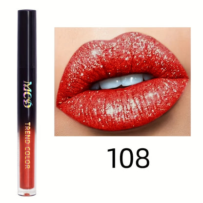 Waterproof Pearl Lip Gloss & Glitter Eyeshadow Palette