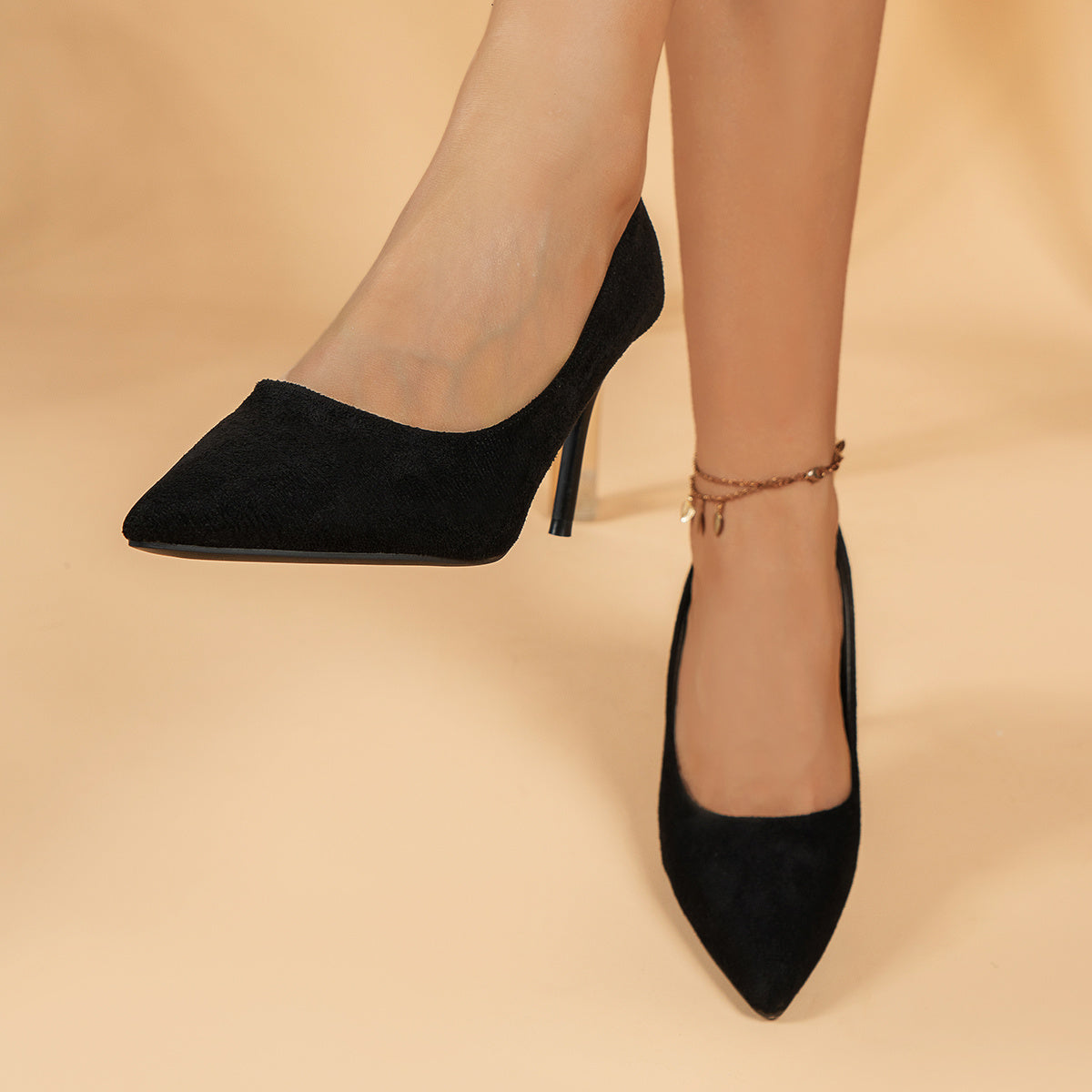 Black Stiletto Pumps for Work & Evening
