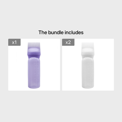 Hair Dye Applicator Bottle with Measurement Scale