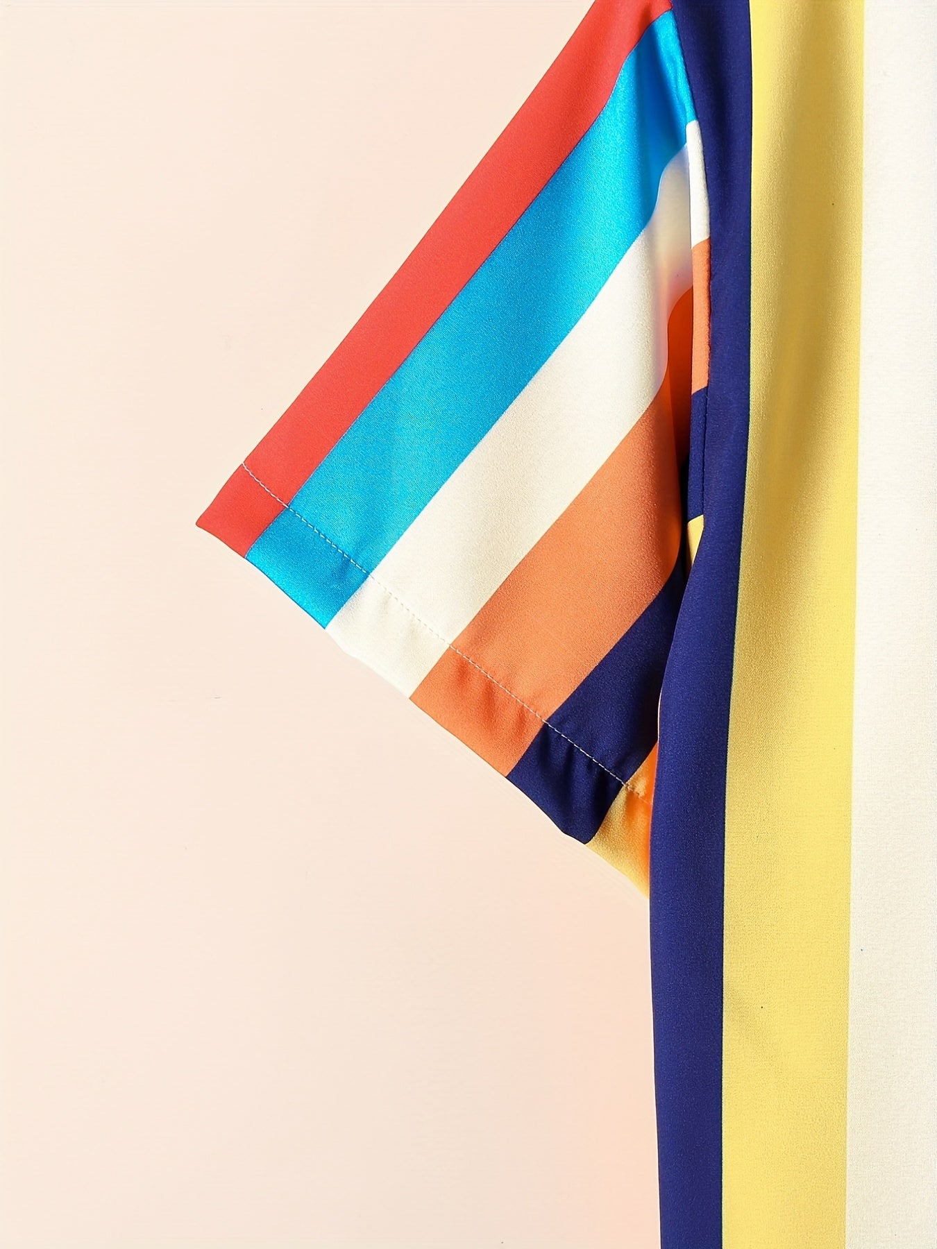 Boys Striped Shirt & Tailored Pocket Shorts Set