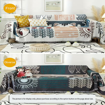 Scandinavian All-Season Sofa Cover