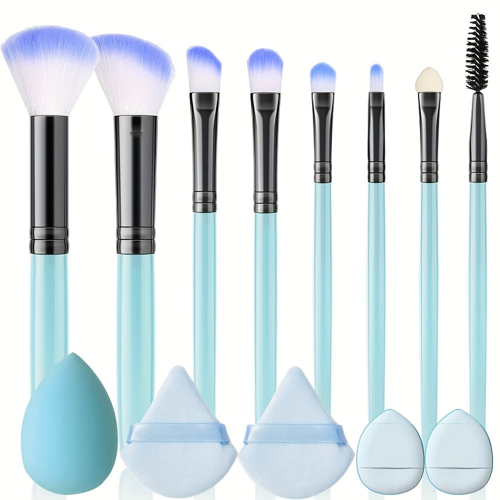 Professional Makeup Brush, Puff & Sponge Set