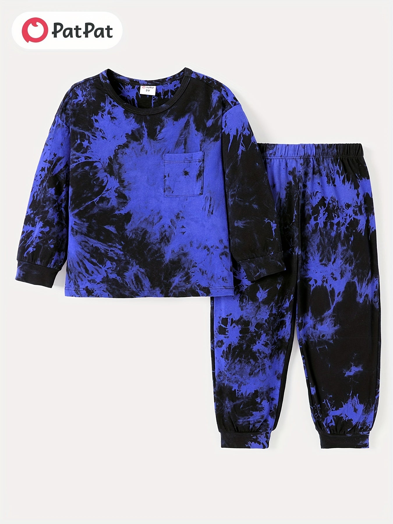 Tie-Dye Kids Sweatshirt and Pants Matching Set