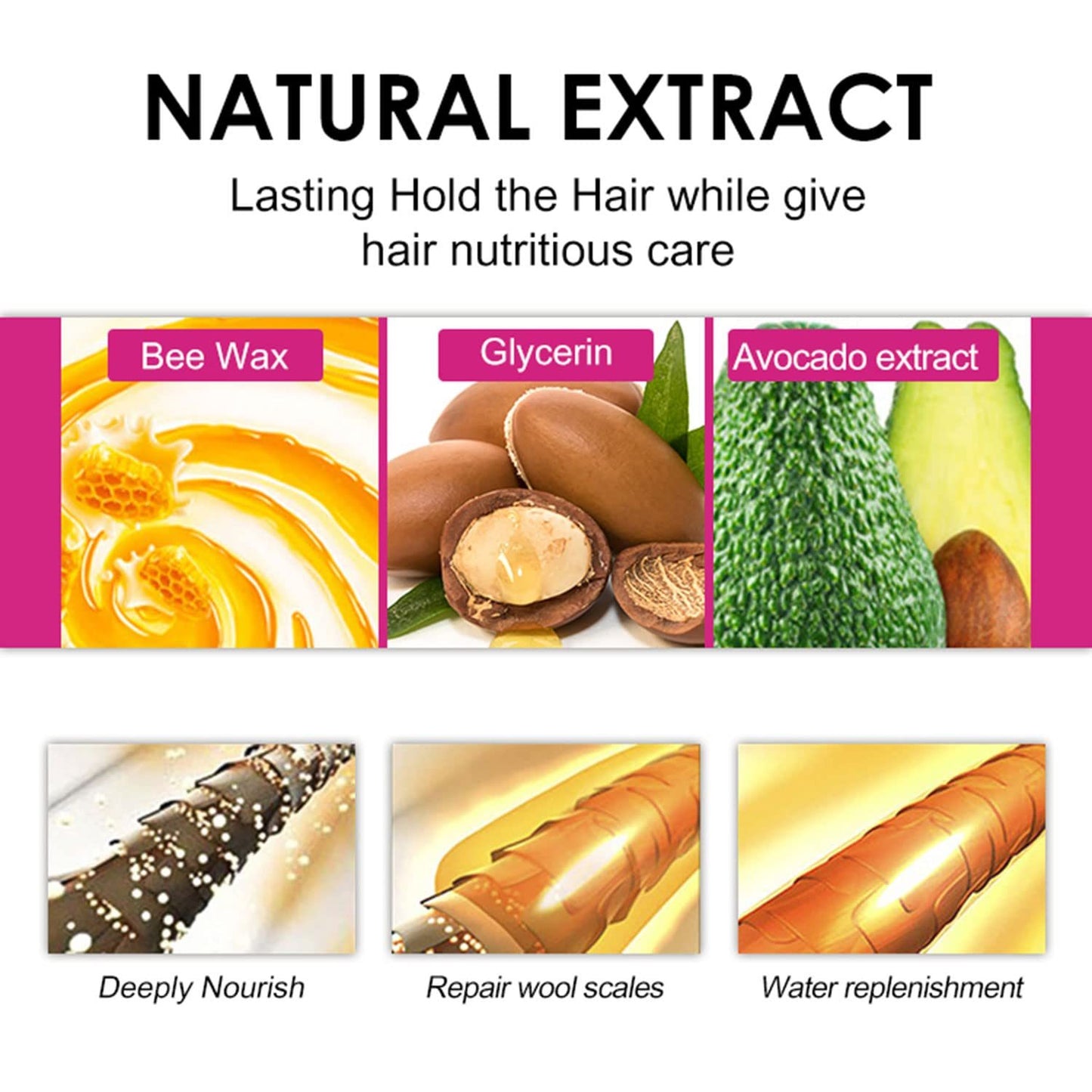 Hair Styling Wax Stick for Smooth Edges