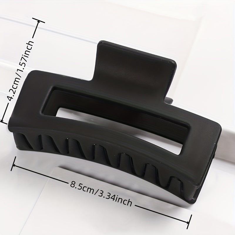 Strong-Hold Resin Hair Claw for Thick Hair