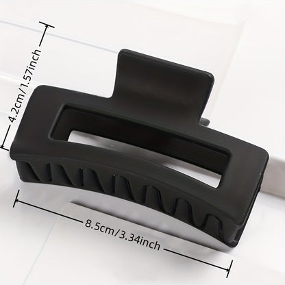 Strong-Hold Resin Hair Claw for Thick Hair