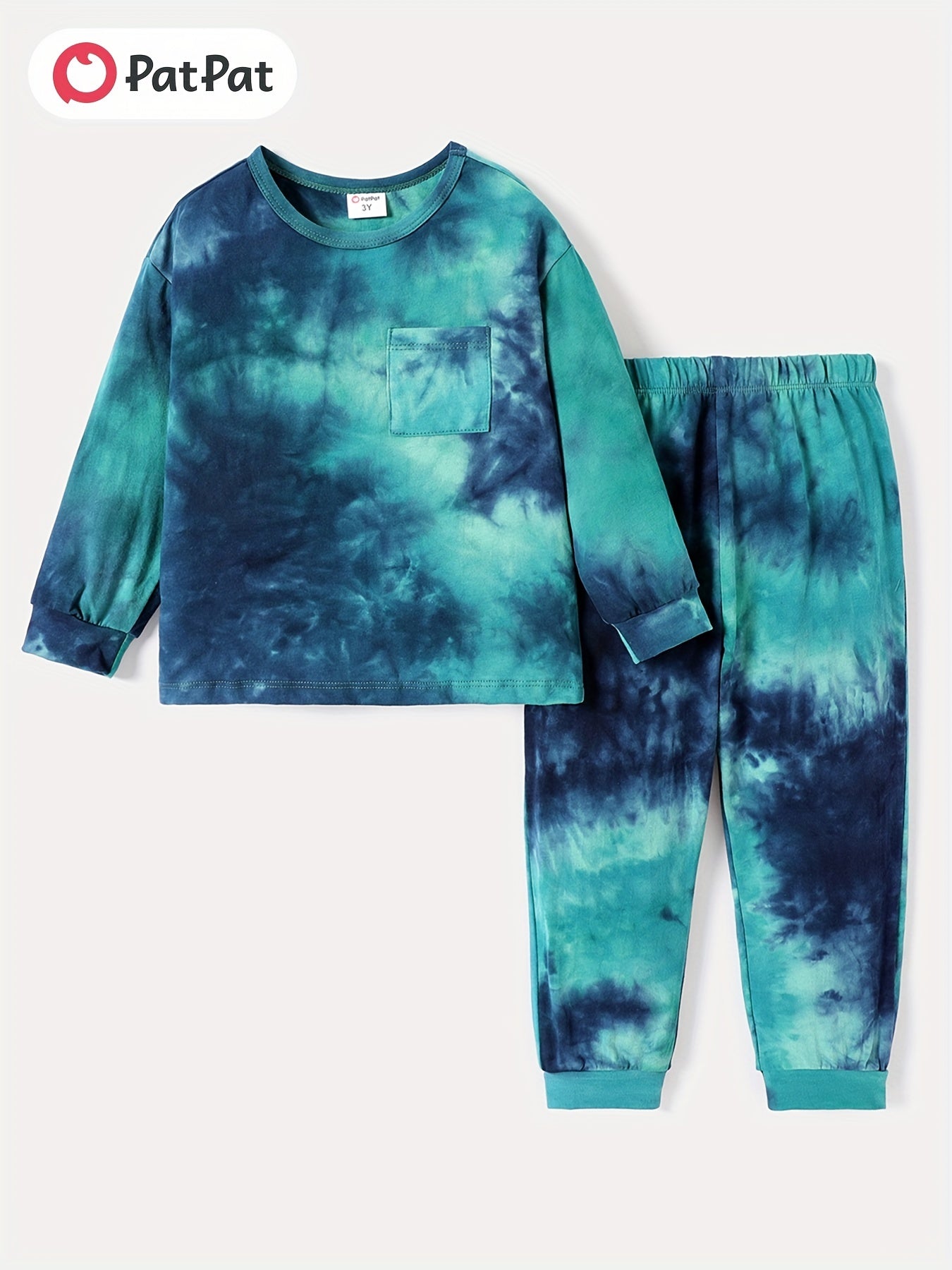 Tie-Dye Kids Sweatshirt and Pants Matching Set