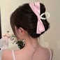 Large Black Bow Hair Claw Clip