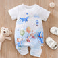 Soft Cartoon Romper for Baby Boys