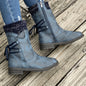 Vintage Lace-Up Boots