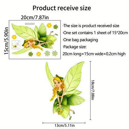 Luminous Elf Butterfly Girl Wall Sticker