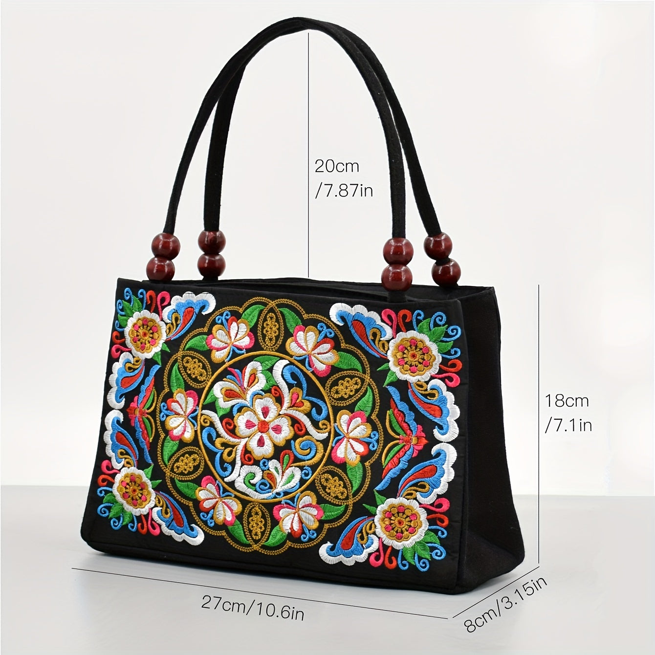 Embroidered Women’s Handbag