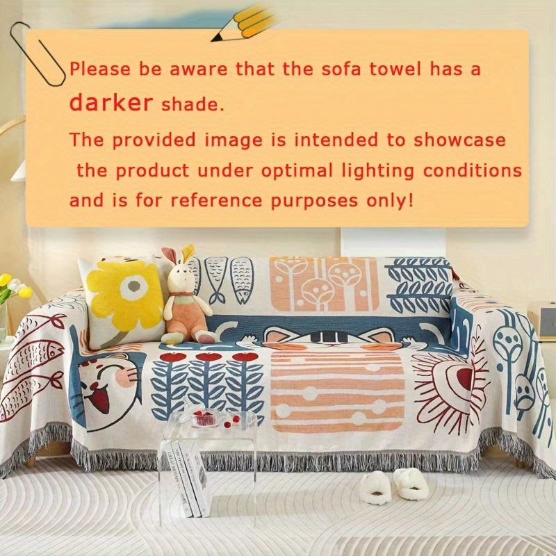 Scandinavian All-Season Sofa Cover