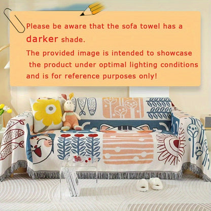 Scandinavian All-Season Sofa Cover