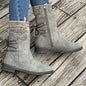Vintage Lace-Up Boots
