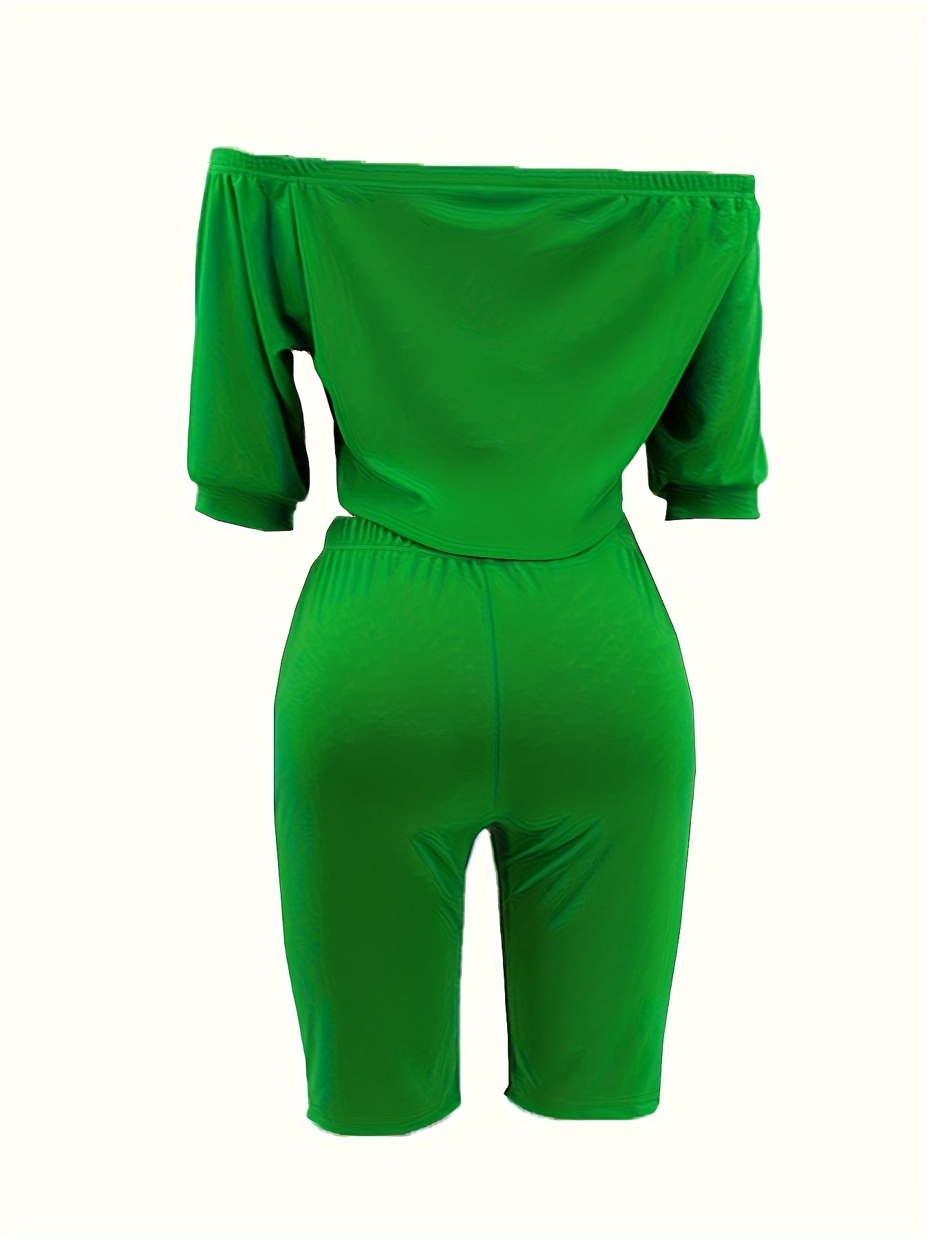 Women’s Sexy Off-Shoulder Top & Shorts Pantsuit